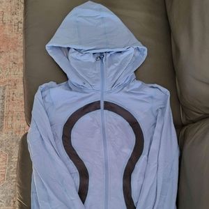 Periwinkle Lululemon zip up light jacket (L)